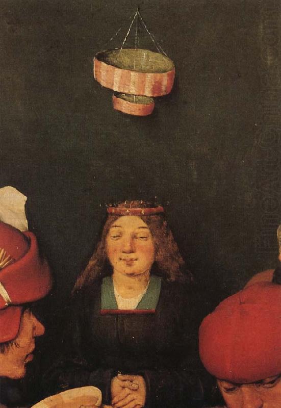 Details of Peasant Wedding Feast, BRUEGEL, Pieter the Elder